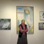 Елена Гриценко на выставке «Ученики Владимира Стерлигова»