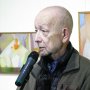 Олег Геннисаретский на выставке «Геометрия природы Стерлигова»
