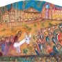 Таисия Швецова. Въезд Иисуса с апостолами в Иерусалим. Радость встречи