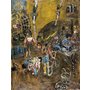 Натта Конышева. Город. 2015 г.. Оргалит, масло. 79,5х60,5. МОК/ Традиция