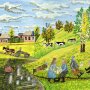 Варфоломеева Е.И. Обеденный перерыв. 1992 г.