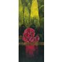Екатерина Пехова. Осень. Красный куст. 1995 г.. Холст, масло. 105х50. МОК/ Традиция