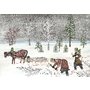 Варфоломеева Е.И. Снегопад. 1991г., март