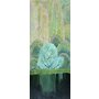 Екатерина Пехова. Весна. Голубой куст. 1995 г.. Холст, масло. 105х50. МОК/ Традиция