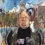 Натта Конышева. Владимир Аносов. 2004 г.. Оргалит, масло. 62,2х70,2. МОК/ Традиция