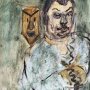 Натта Конышева. Женя. 2003 г.. Оргалит, масло. 27,2х22. МОК/ Традиция