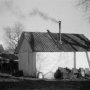 Александр Гуров. Баня. <p>Московская обл., Зарайский р-он, дер. Б. Белыничи. 2020 г. Серебряно-желатиновая авторская печать. 387х580. МРФ/ МОК ОФ-3093 Ф-1/Гур</p>