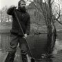 Юрий Имханицкий. На реке Цне. Фотобумага, ручная Ч\Б печать (печать МРФ). 468х309. Ф-32/Им